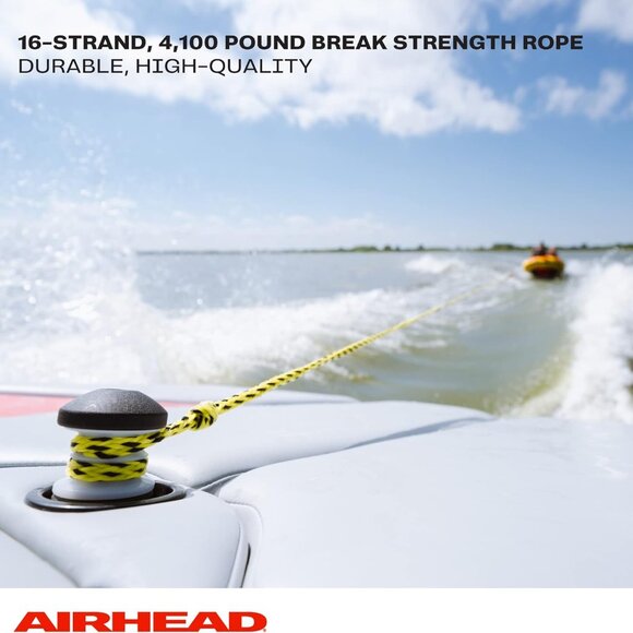 Tow Rope, 1-4 Rider Rope for Towable Tubes Multi, 9/16" - Picture 4 of 7